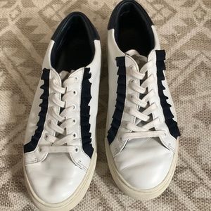 Tory burch sport ruffle shoes